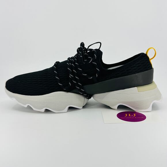 Sorel Women's Kinetic Impact Lace Sneakers Black/White NL4694-010 Size 8.5 - Picture 8 of 11